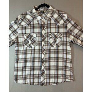 Salt Valley Western Pearl Button Shirt XL